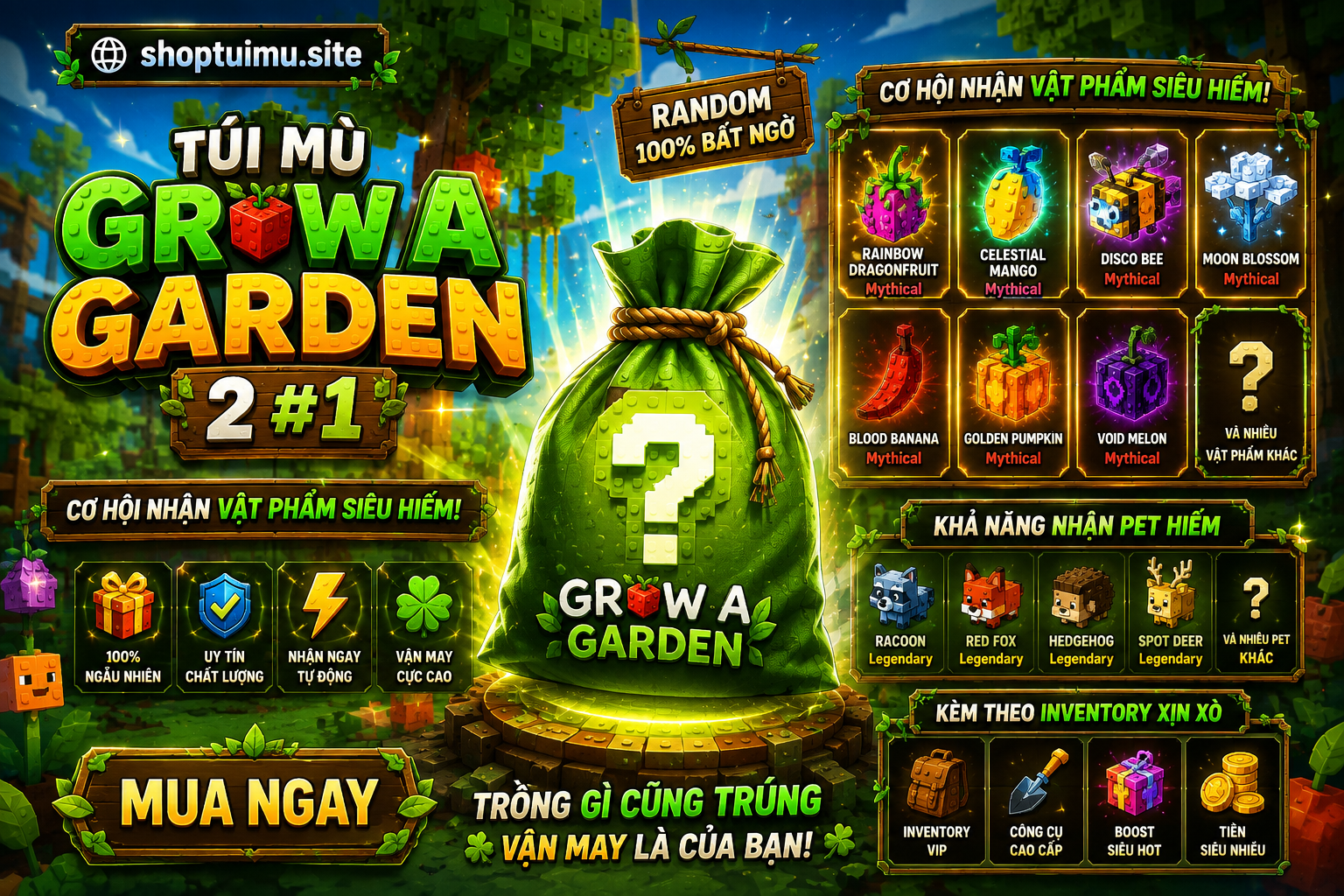 Túi Mù Grow A Garden 2
