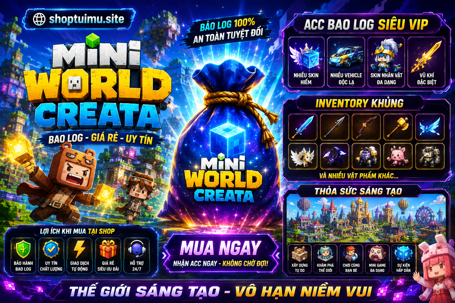 Mini World : CREATA Bao Log