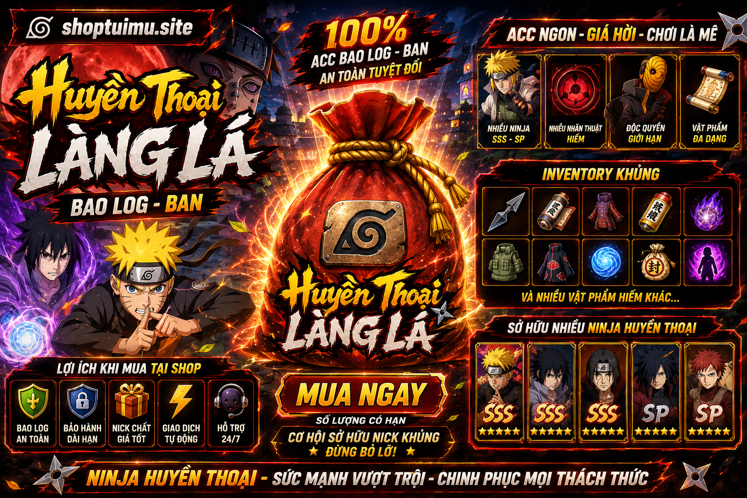 Huyền Thoại Làng Lá - Bao log , ban